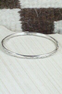 Sterling Silver Bangle Cuff - Elaine Tahe