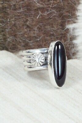 Onyx & Sterling Silver Ring - Ben Begay - Size 6.25