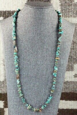 Turquoise & Sterling Silver Necklace - Navajo