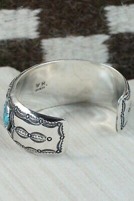 Navajo Turquoise & Sterling Silver Bracelet - Wilbert Muskett Sr.
