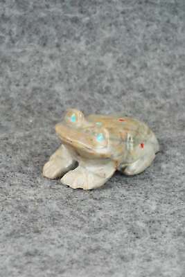 Frog Zuni Fetish Carving - Todd Lowsayatee