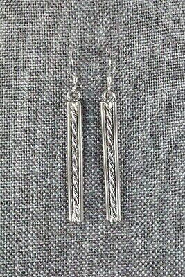 Navajo Sterling Silver Earrings - Caroline Tsosie