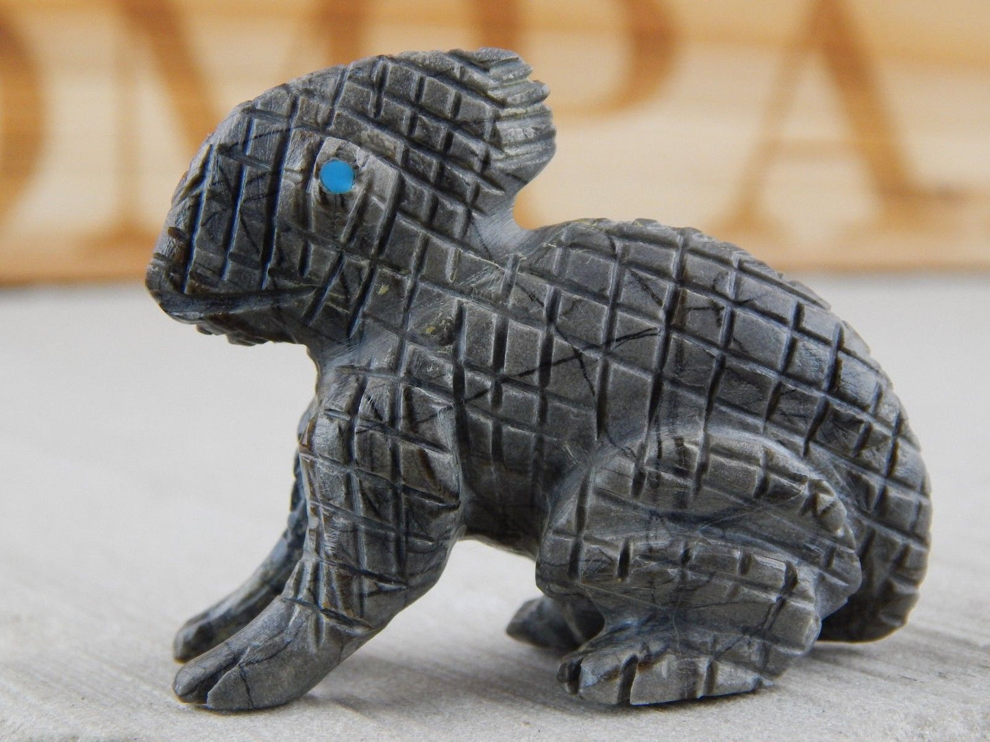 Chameleon Zuni Fetish Carving - Wilfred Cheama - High Lonesome Trading