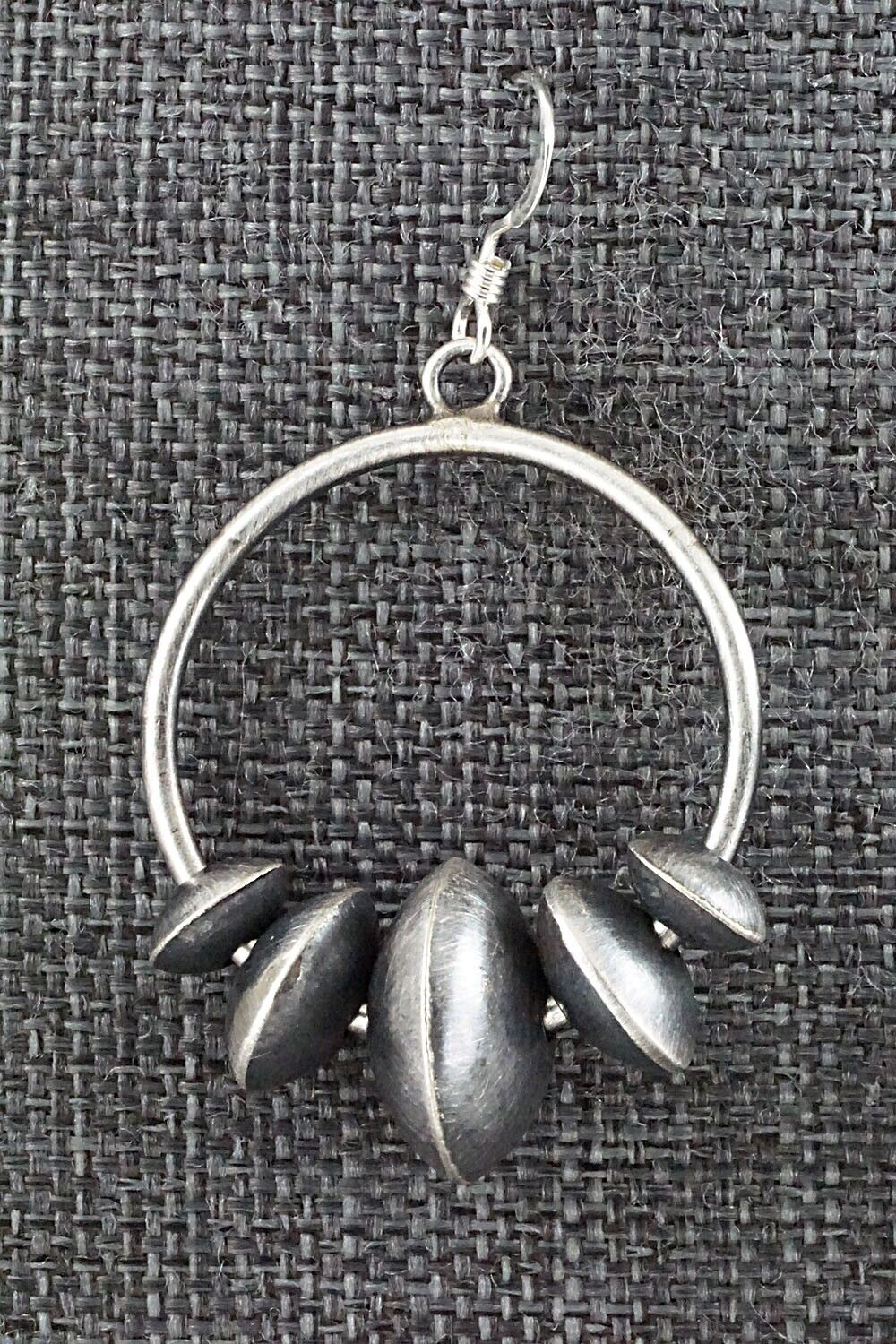 Sterling Silver Navajo Pearl Earrings - Preston Haley