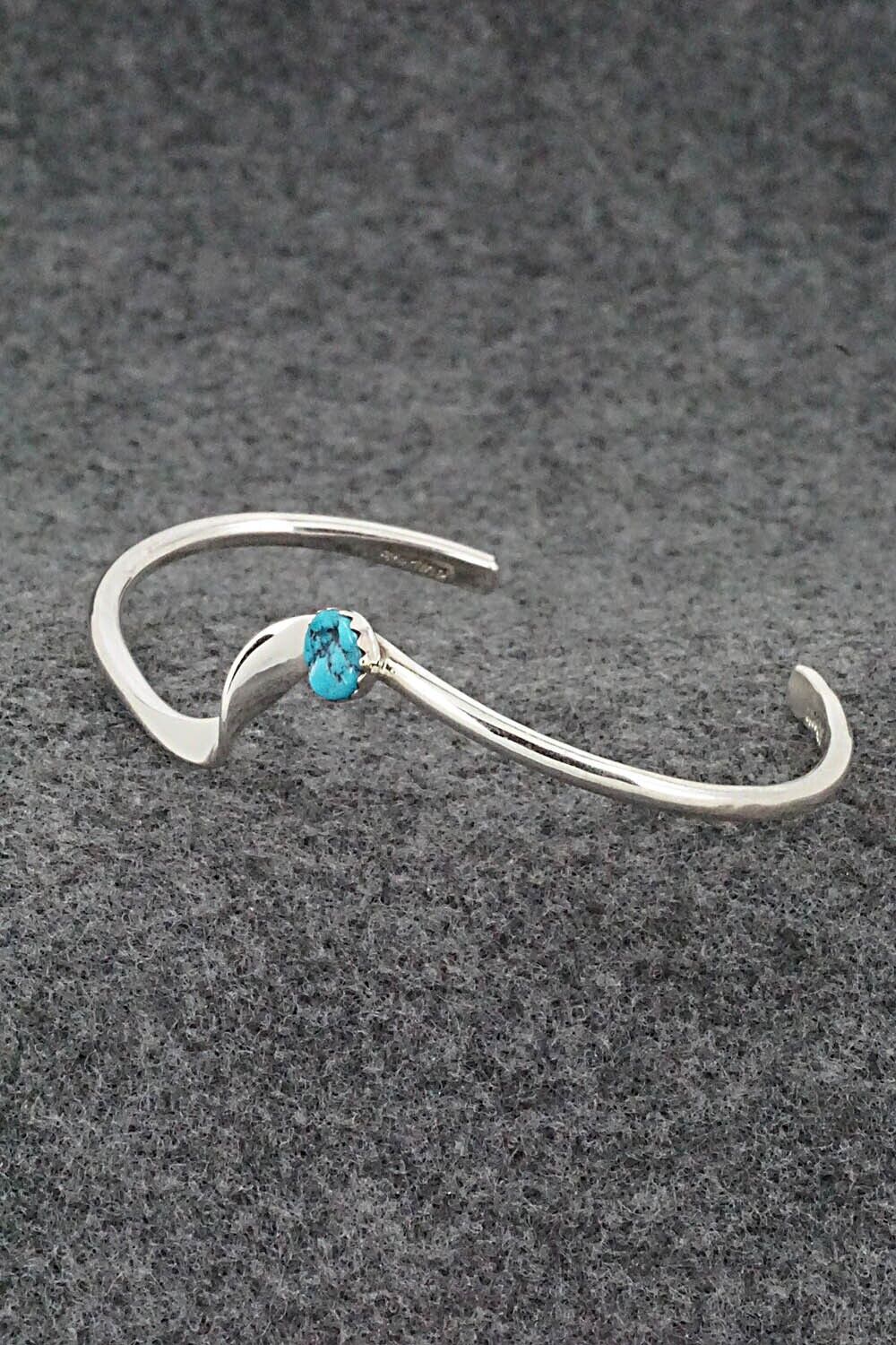 Turquoise & Sterling Silver Bracelet - Yolanda Skeets