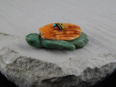 Turtle Zuni Fetish Carving - Darrin Boone - High Lonesome Trading