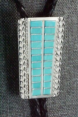 Turquoise & Sterling Silver Bolo Tie - Jessica Chavez