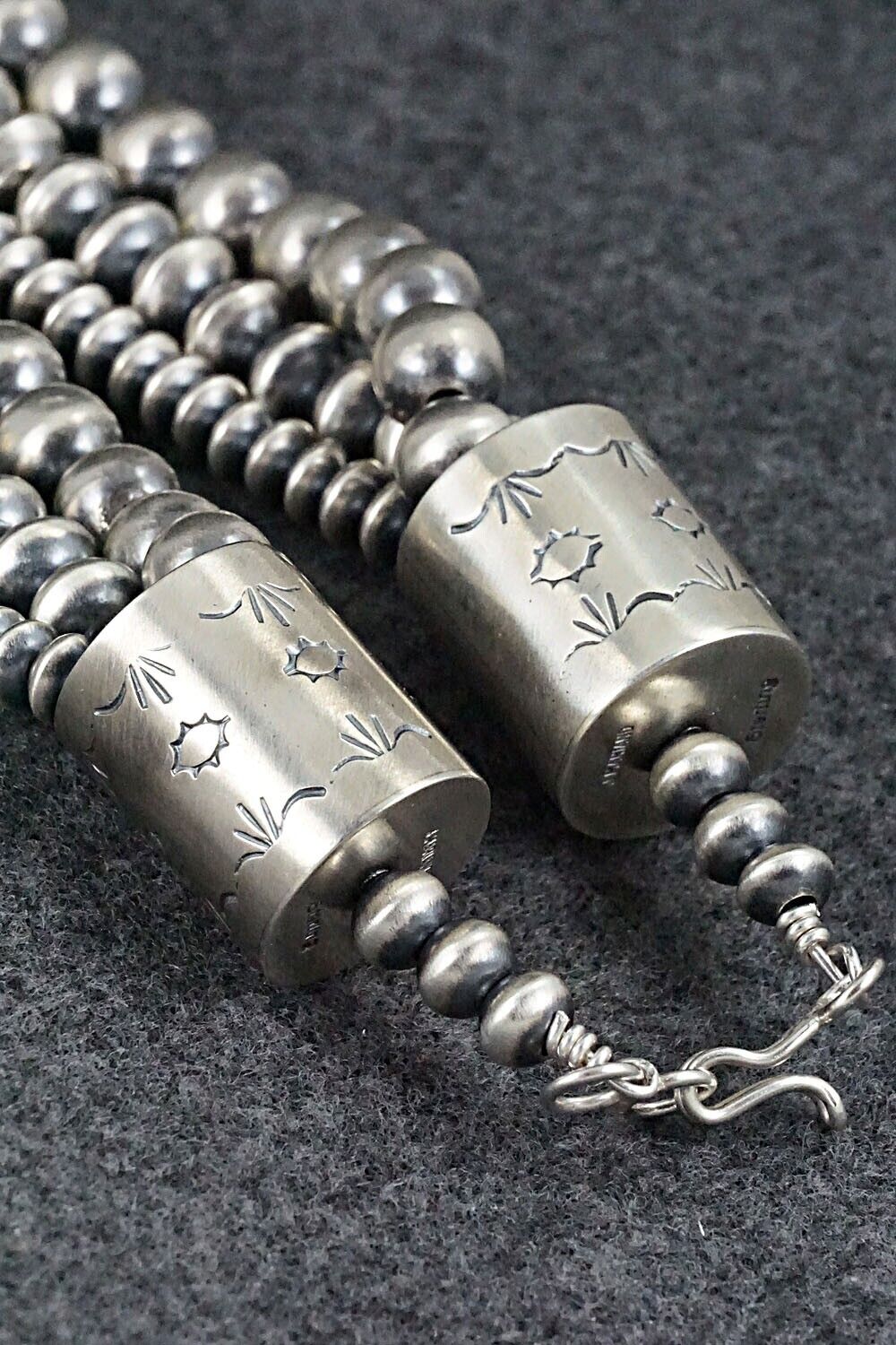 Sterling Silver Navajo Pearl Necklace - Jan Mariano