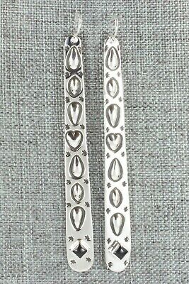 Onyx & Sterling Silver Earrings - Kevin Ramone