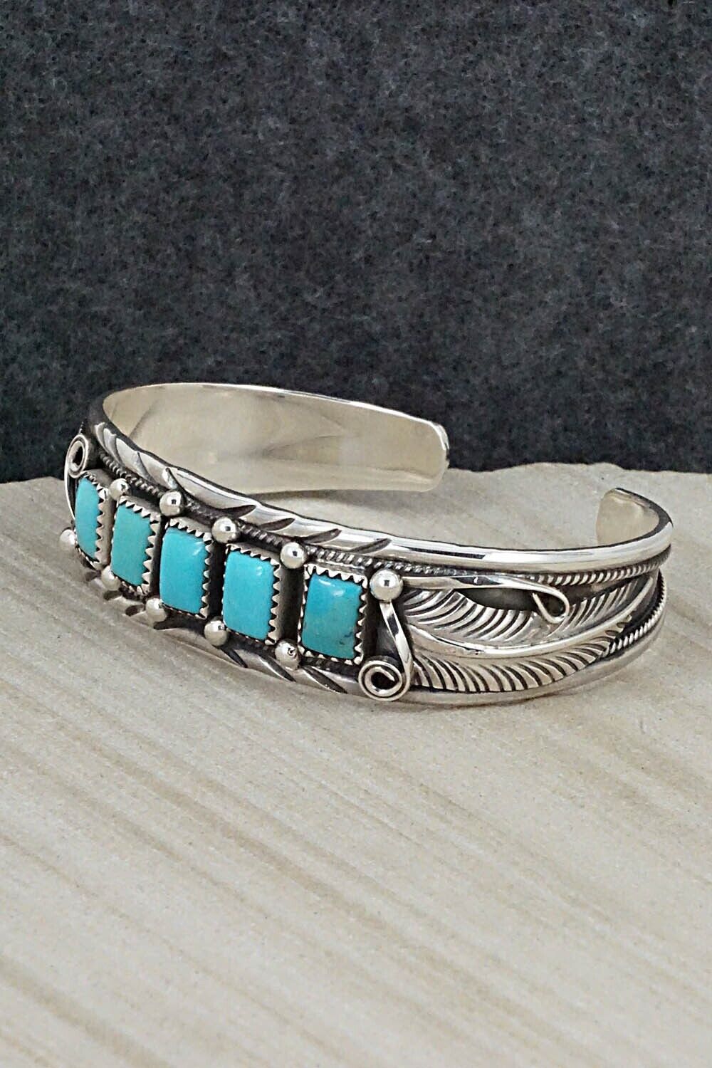 Turquoise & Sterling Silver Bracelet - Davey Morgan
