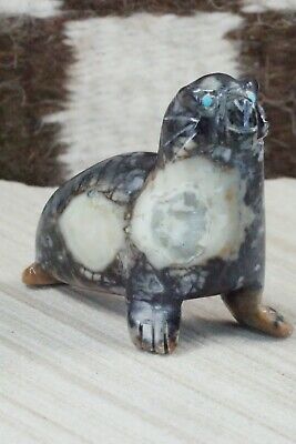 Seal Zuni Fetish Carving - Todd Etsate
