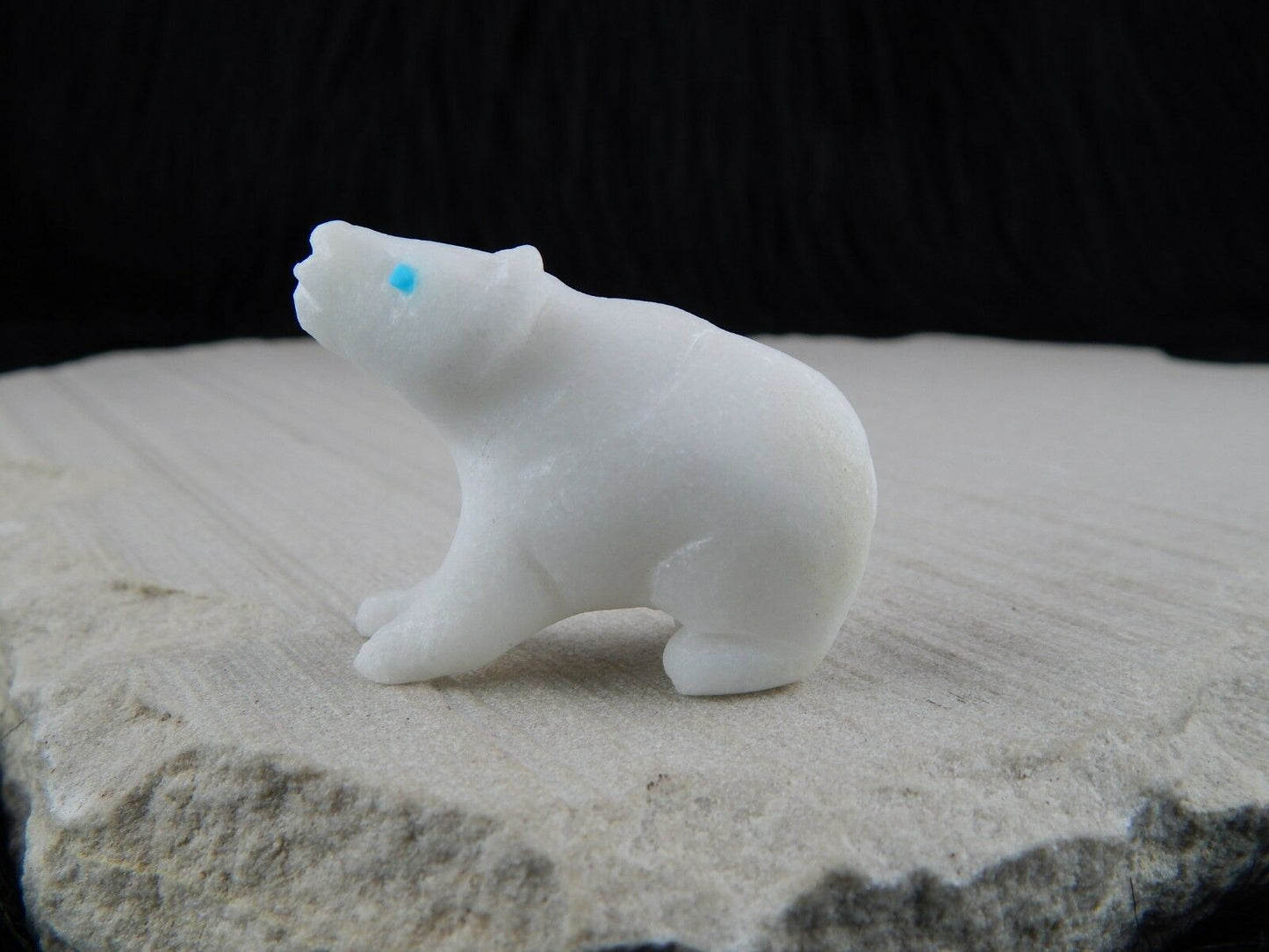 Bear Zuni Fetish Carving - Herbert Him - High Lonesome Trading