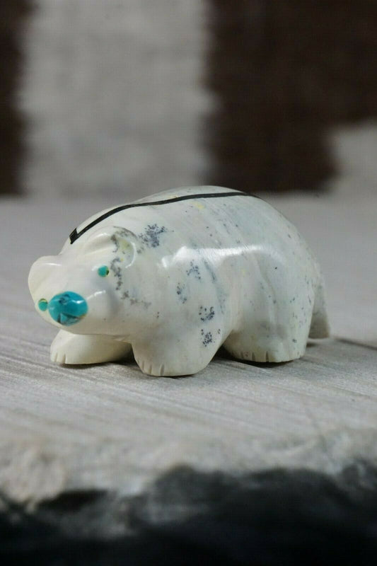Badger Zuni Fetish Carving - Enrike Leekya - High Lonesome Trading