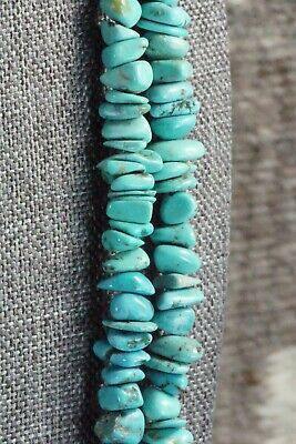 Turquoise & Sterling Silver Necklace - Navajo - High Lonesome Trading