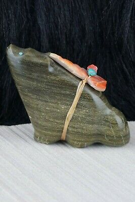 Bear Zuni Fetish Carving - Leland Boone - High Lonesome Trading
