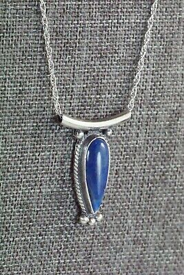 Lapis & Sterling Silver Necklace - Sharon McCarthy
