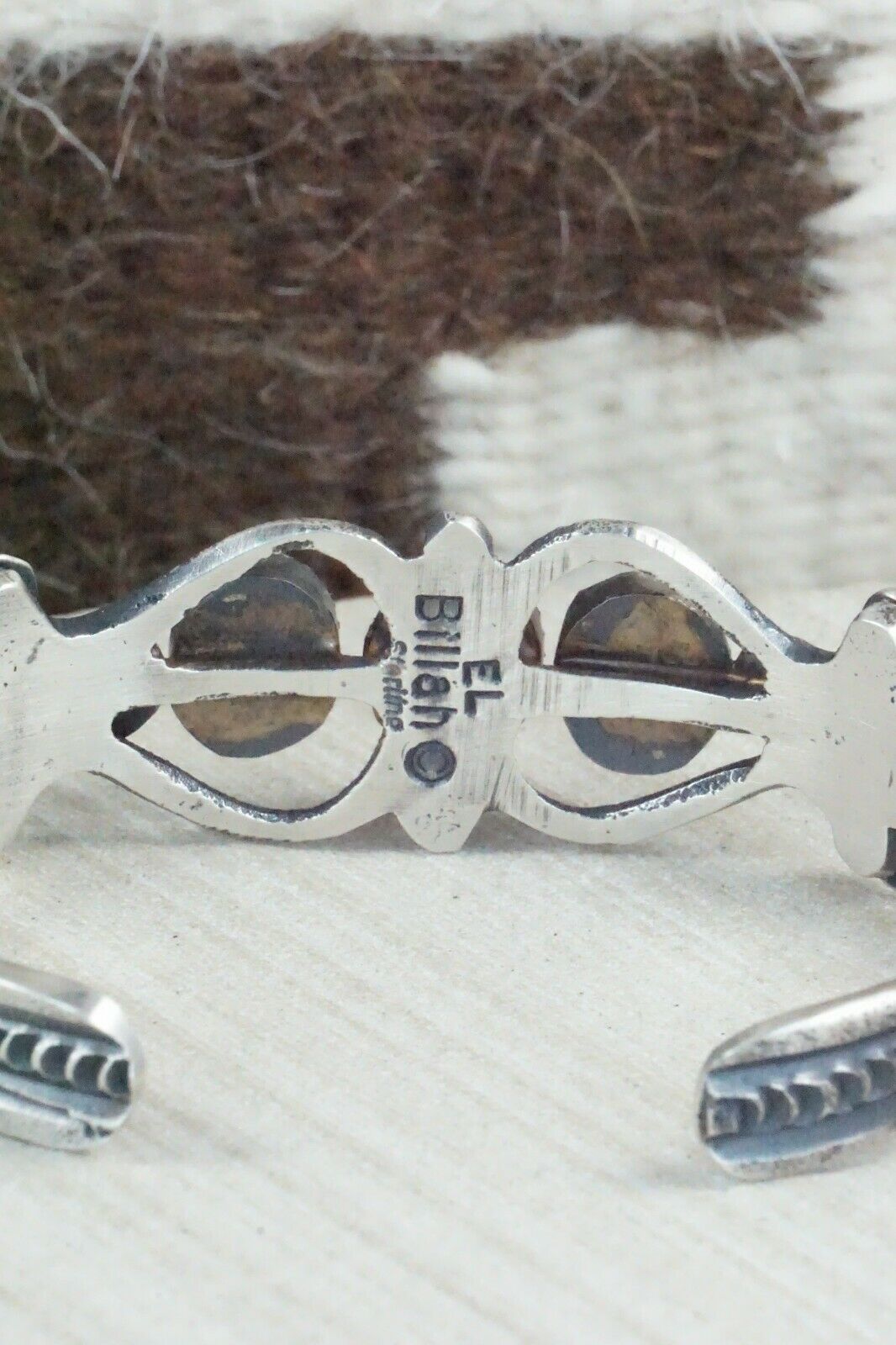 Turquoise and Sterling Silver Bracelet - Eva & Linberg Billah