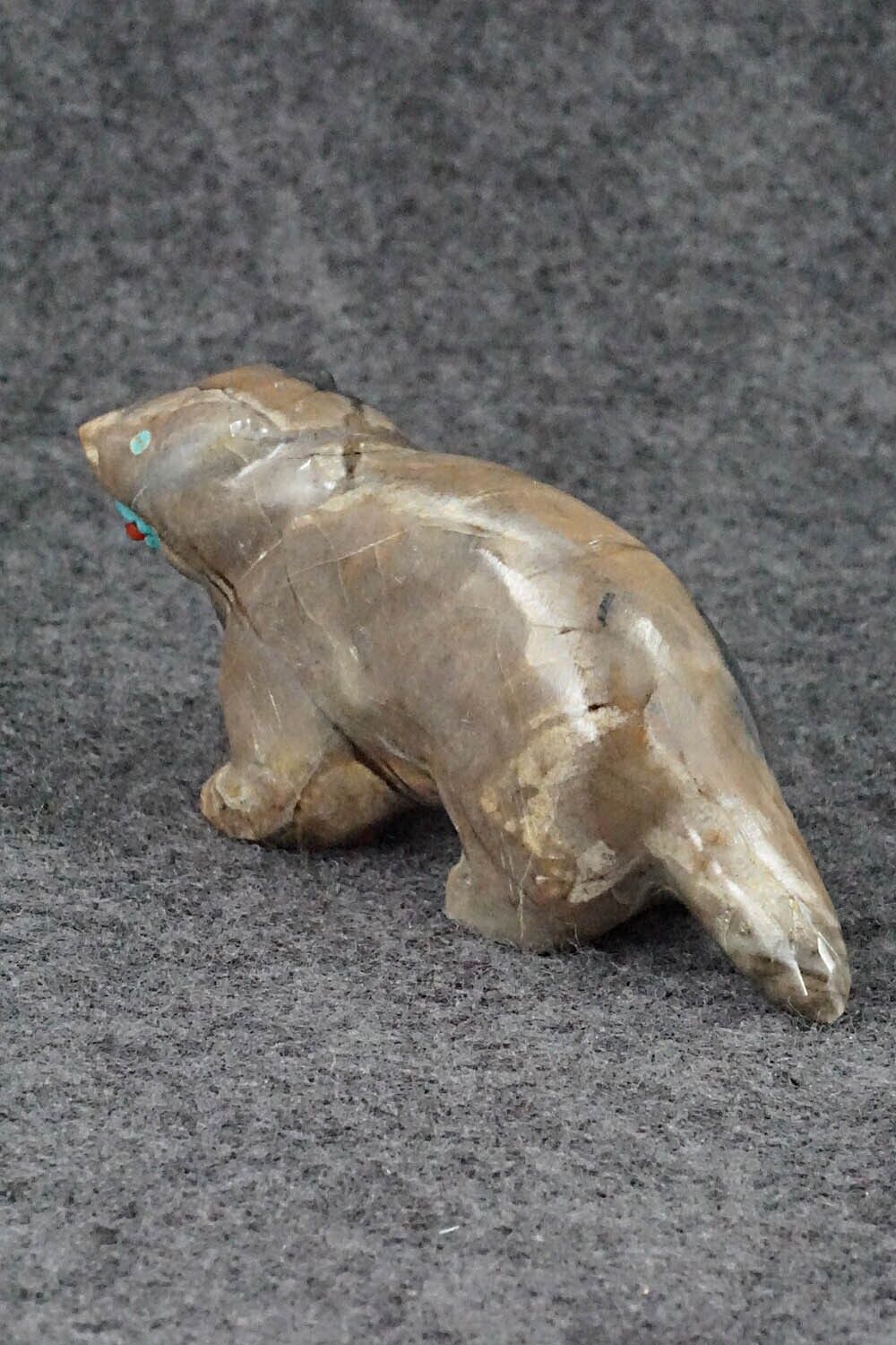 Wolverine Zuni Fetish Carving - Enrike Leekya