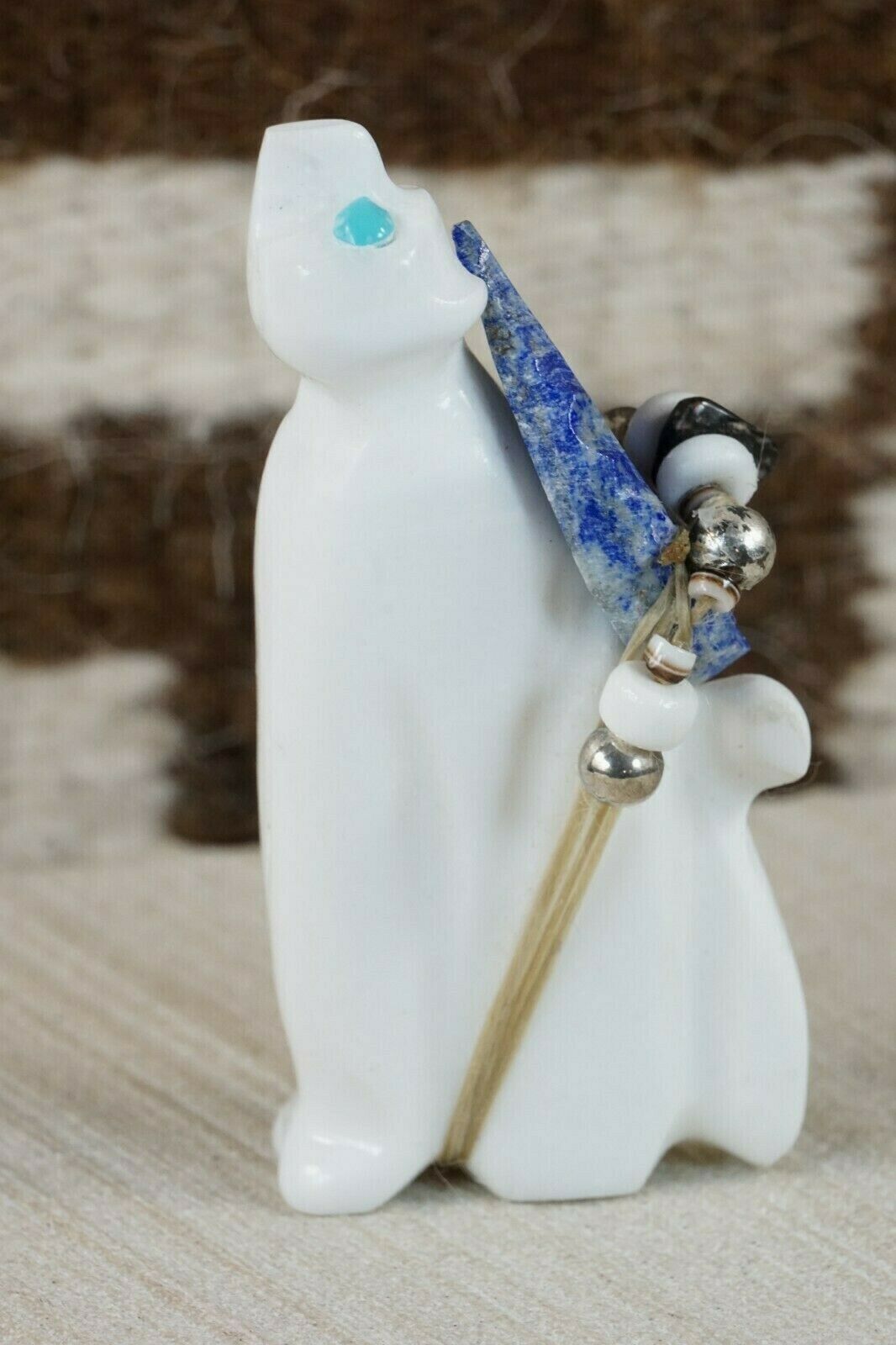 Wolf Zuni Fetish Carving - Lance Deysee - High Lonesome Trading