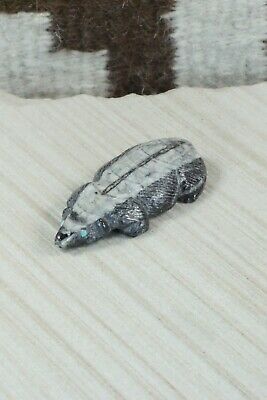 Badger Zuni Fetish Carving - Derrick Kaamasee