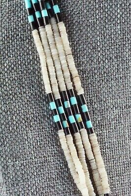 Turquoise, Shell, Coral & Sterling Silver Necklace - Esquipula Tenorio