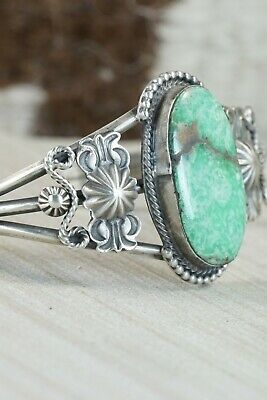 Navajo Turquoise & Sterling Silver Bracelet - Daniel Benally