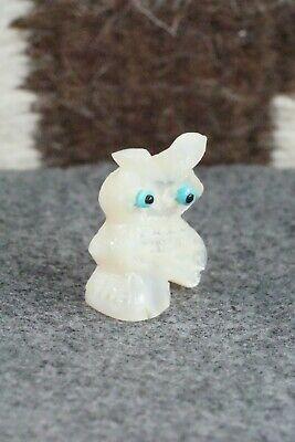 Owl Zuni Fetish Carving - Danette Laate - High Lonesome Trading