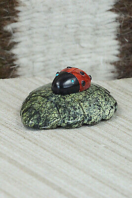 Ladybug Zuni Fetish Carving - Reynold Lunasee