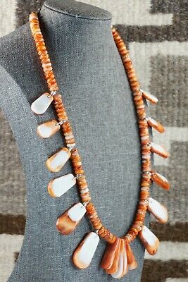 Santo Domingo Spiny Oyster Necklace - Lupe Lovato