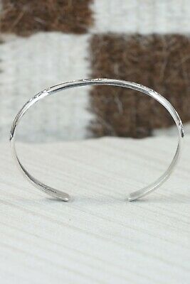 Navajo Sterling Silver Bracelet - Elaine Tahe