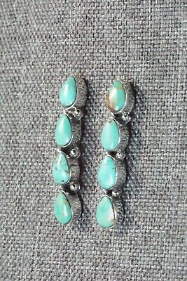 Turquoise and Sterling Silver Earrings - Sadie Jim