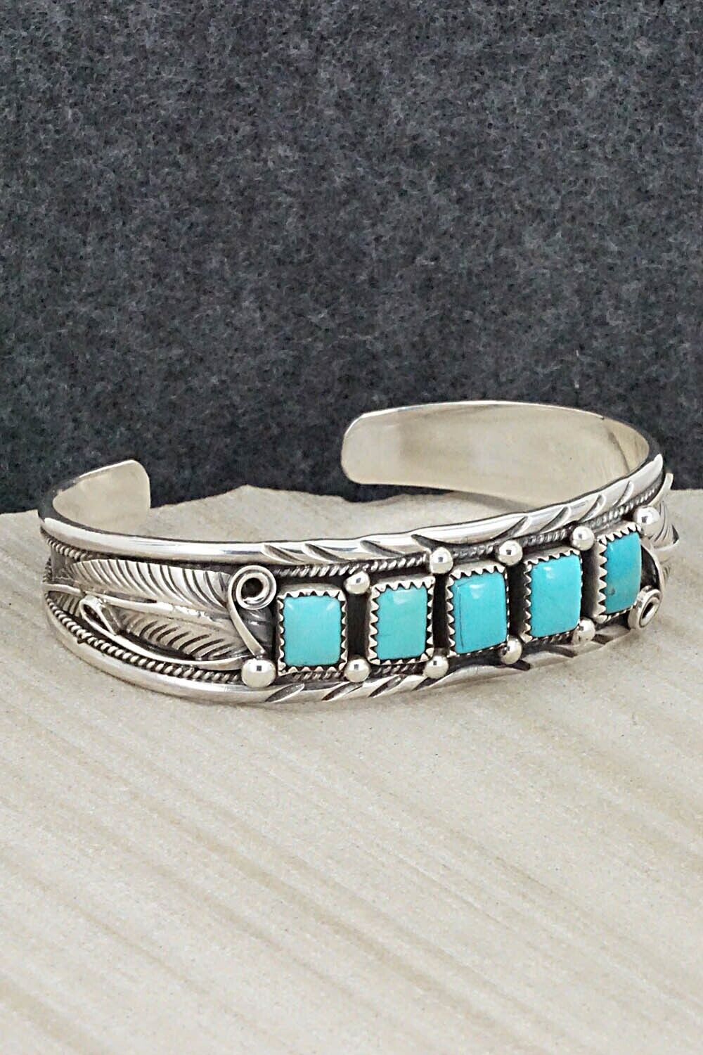 Turquoise & Sterling Silver Bracelet - Davey Morgan
