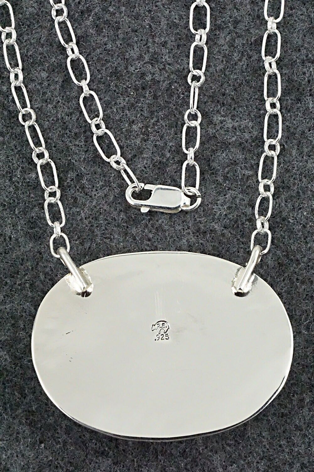 White Buffalo & Sterling Silver Necklace - Angela Ross