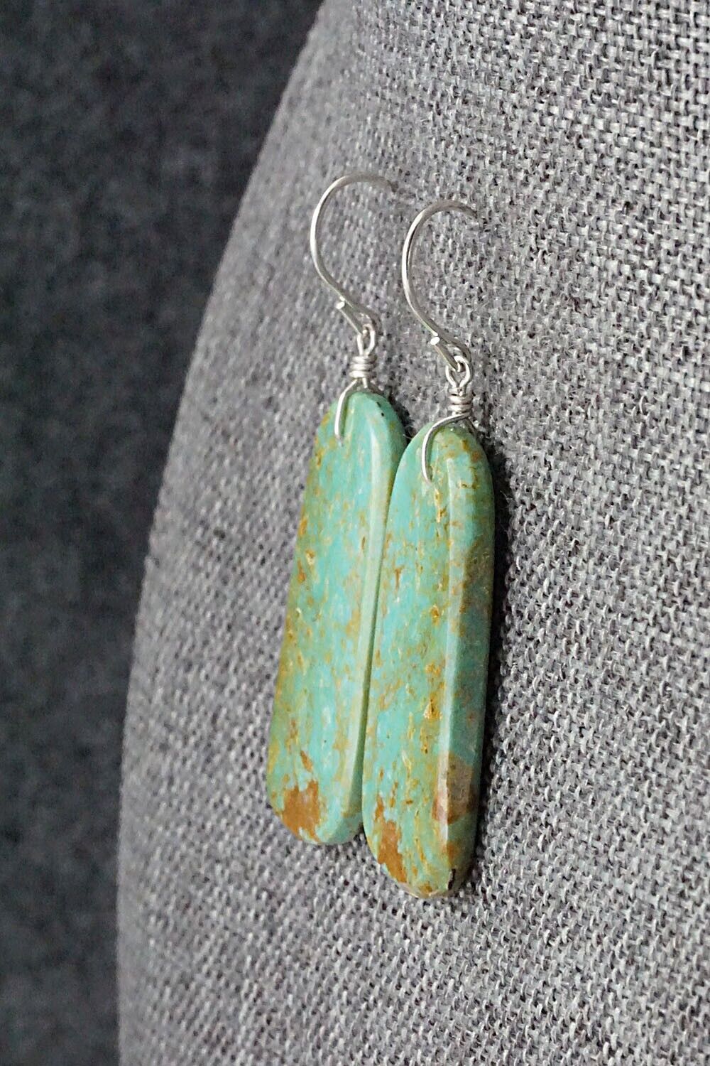 Turquoise & Sterling Silver Earrings - Sharon Abeyta