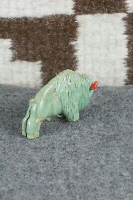 Buffalo Zuni Fetish Carving - Andres Quandelacy