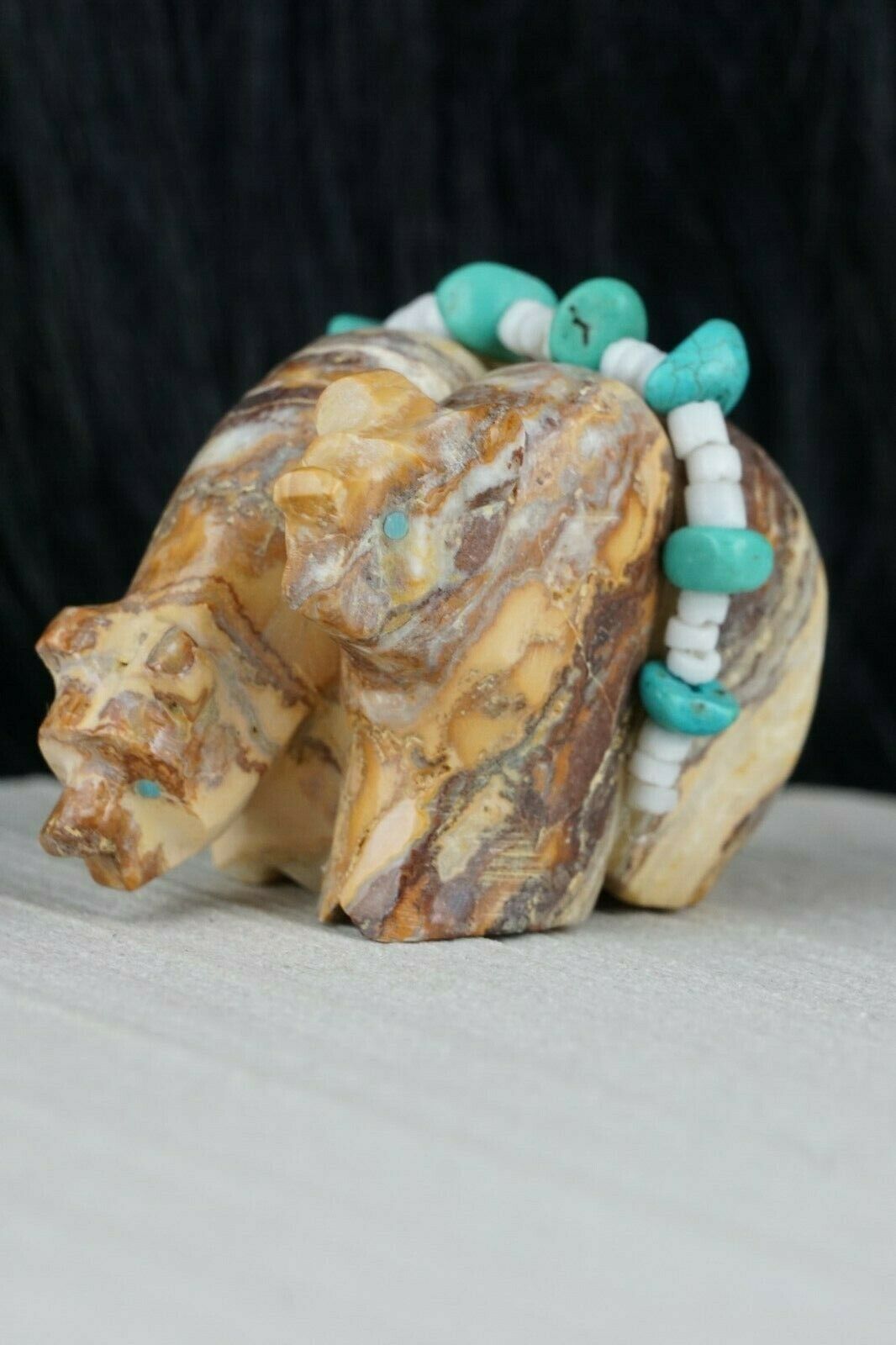 Bear Zuni Fetish Carving - Tim Lementino - High Lonesome Trading
