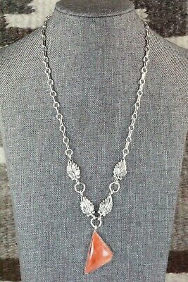 Spiny Oyster & Sterling Silver Necklace - Verley Betone