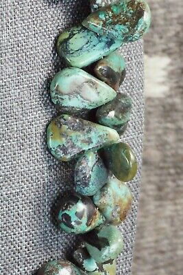 Turquoise & Sterling Silver Necklace - Navajo