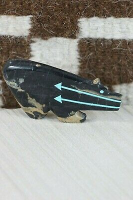 Bear Zuni Fetish Carving - Bernard Laiwakete - High Lonesome Trading