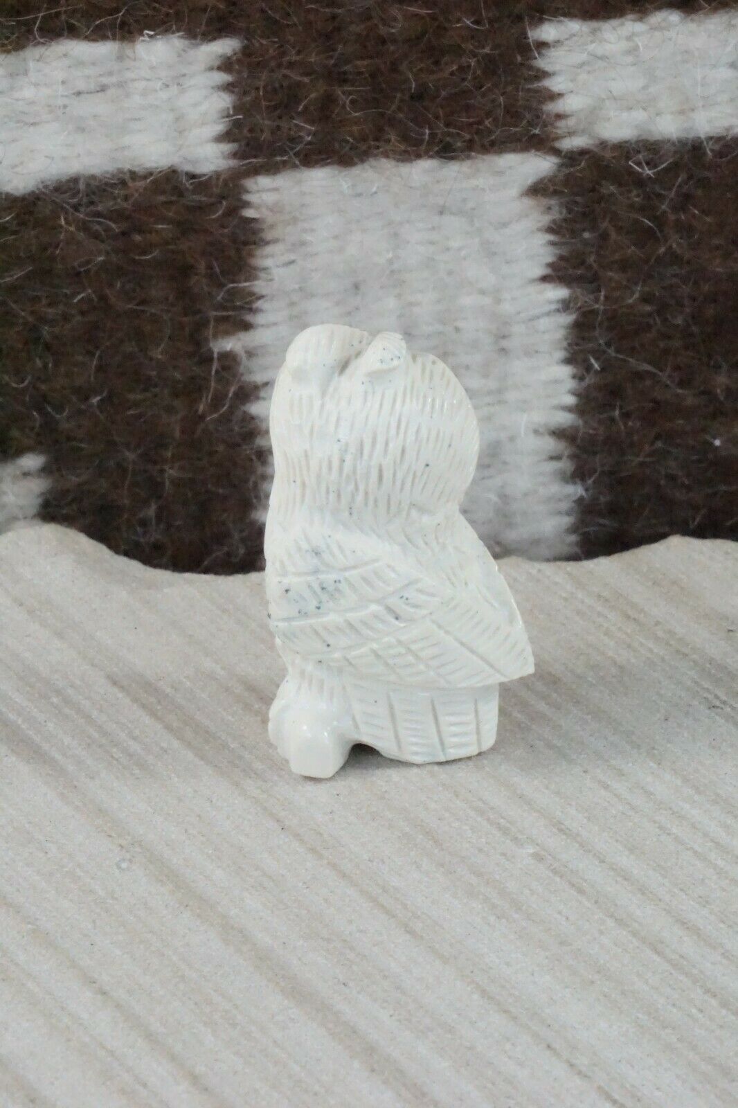Owl Zuni Fetish Carving - Christine Banteah
