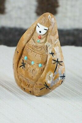 Corn Maiden Zuni Fetish Carving - Sandra Quandelacy - High Lonesome Trading