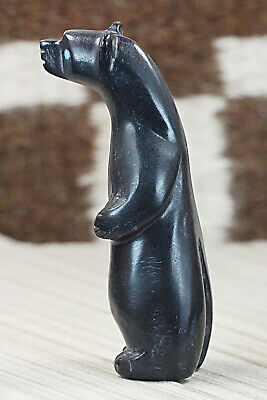 Bear Zuni Fetish Carving - Ronnie Lunasee