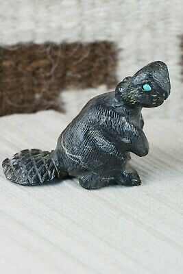 Beaver Zuni Fetish Carving - Dane Malani - High Lonesome Trading