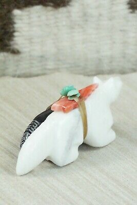 Wolf Zuni Fetish Carving - Daisy Natewa