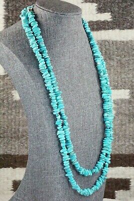 Turquoise & Sterling Silver Necklace - Navajo