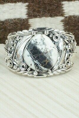 White Buffalo & Sterling Silver Bracelet - Darrell Morgan