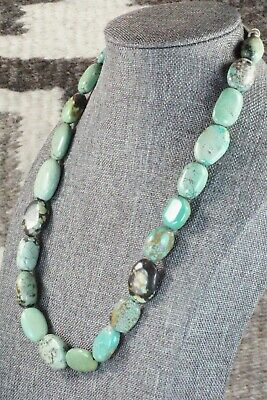 Turquoise & Sterling Silver Necklace - Navajo