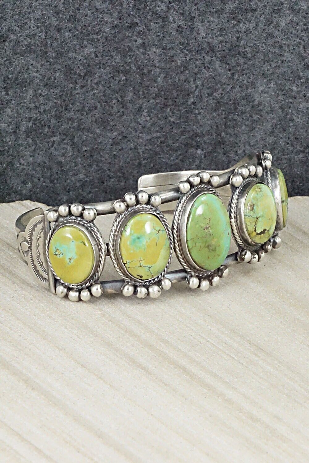 Turquoise & Sterling Silver Bracelet - Thomas Yazzie