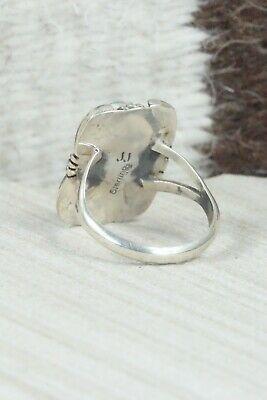 Turquoise and Sterling Silver Ring - Janice Johnson - Size 9 - High Lonesome Trading