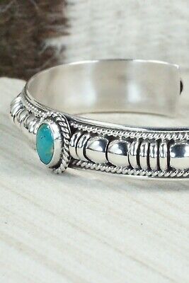 Turquoise & Sterling Silver Bracelet - Thomas Charley